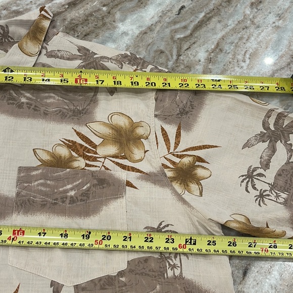 100% Silk Hawaiian Top ~ XL - Picture 9 of 10